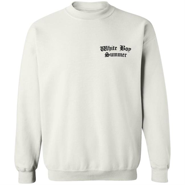 White Boy Summer WBS T Shirt Hoodie White White Boy Summer WBS T Shirt Hoodie White