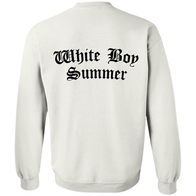 White Boy Summer WBS T Shirt Hoodie White White Boy Summer WBS T Shirt Hoodie White