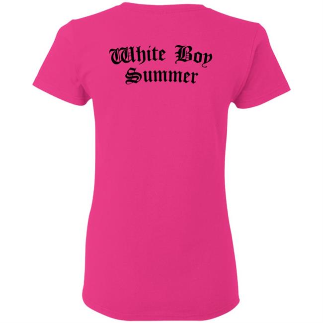 White Boy Summer WBS T Shirt Hoodie White White Boy Summer WBS T Shirt Hoodie White