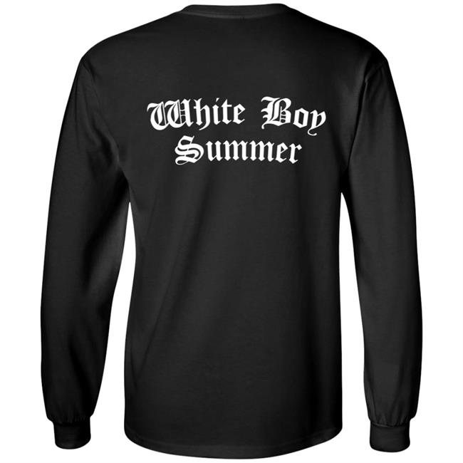 White Boy Summer Merch WBS Hoodie Shirt Black White Boy Summer Merch WBS Hoodie Shirt Black