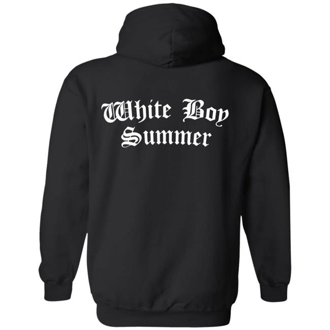 White Boy Summer Merch WBS Hoodie Shirt Black White Boy Summer Merch WBS Hoodie Shirt Black