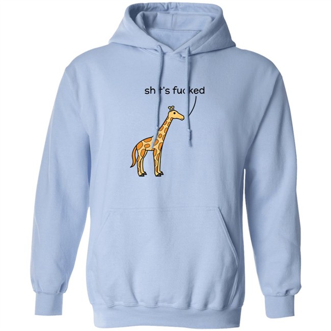 Shopdinosaur Merch Shit’S Fucked Giraffe Hoodie Aubriepesky