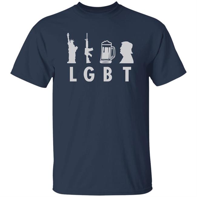 Lgbt Liberty Guns Beer And Trump Shirt 53Pamela_H