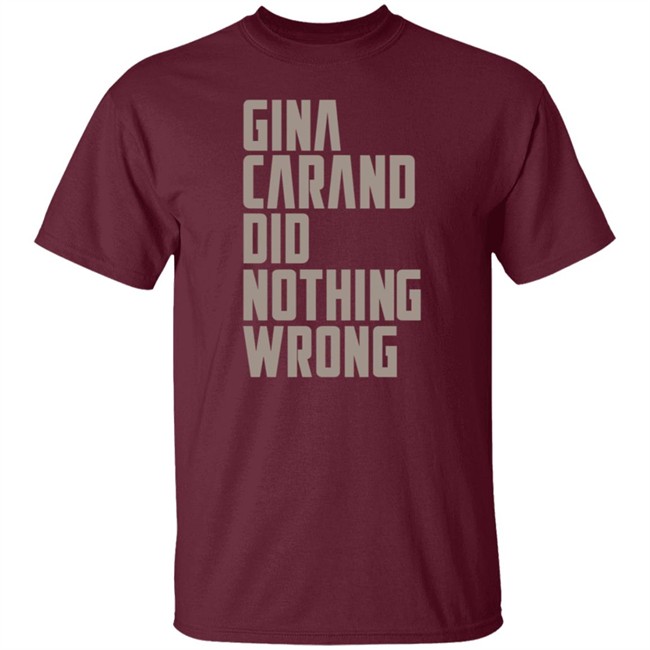 Gina Carano Did Nothing Wrong T Shirt Bob Iger Gina Carano Did Nothing Wrong T Shirt Bob Iger