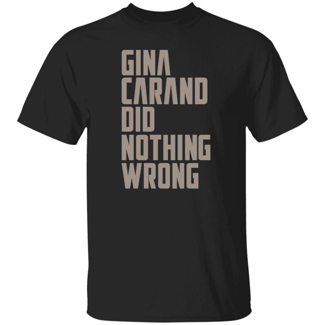 Gina Carano Did Nothing Wrong T Shirt Bob Iger