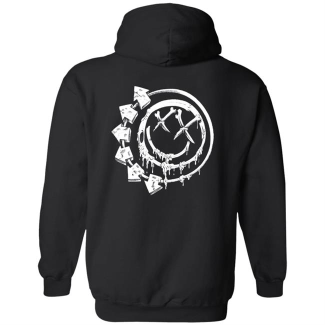Blink 182 Merch Bones Zip Hoodie Blink 182 Merch Bones Zip Hoodie