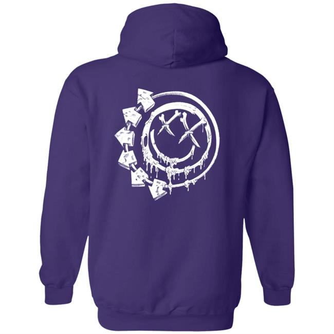 Blink 182 Merch Bones Zip Hoodie Blink 182 Merch Bones Zip Hoodie
