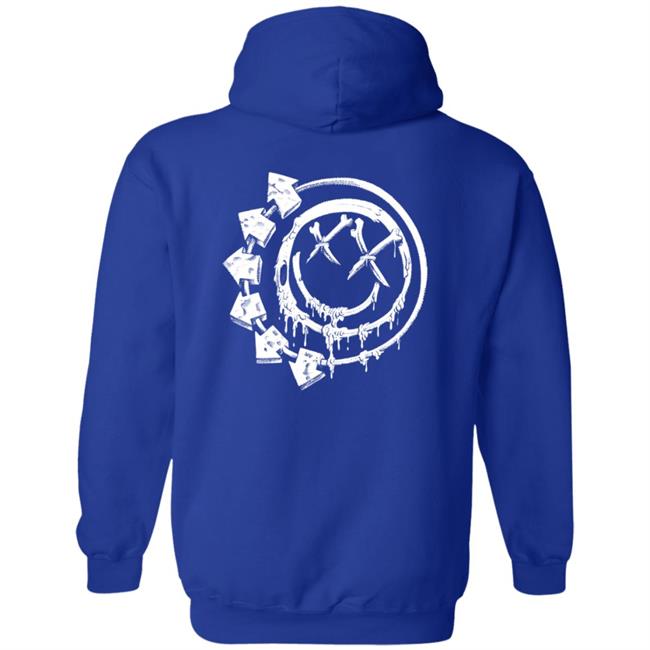 Blink 182 Merch Bones Zip Hoodie Blink 182 Merch Bones Zip Hoodie