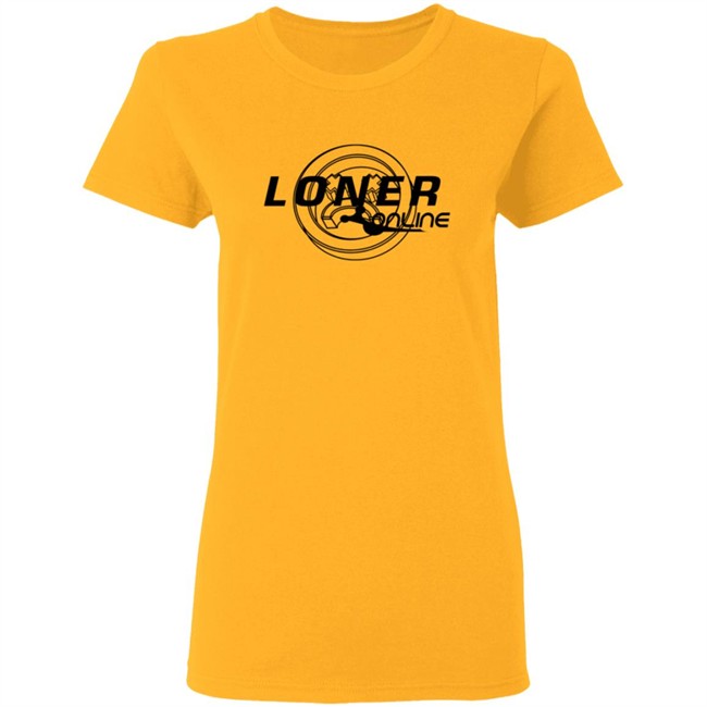Loner Online Original T Shirt White Loner Online Original T Shirt White