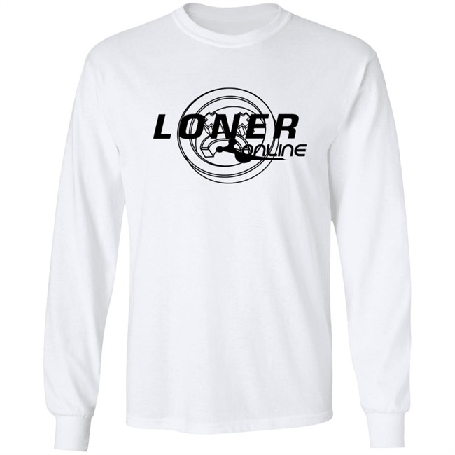 Loner Online Original T Shirt White Loner Online Original T Shirt White