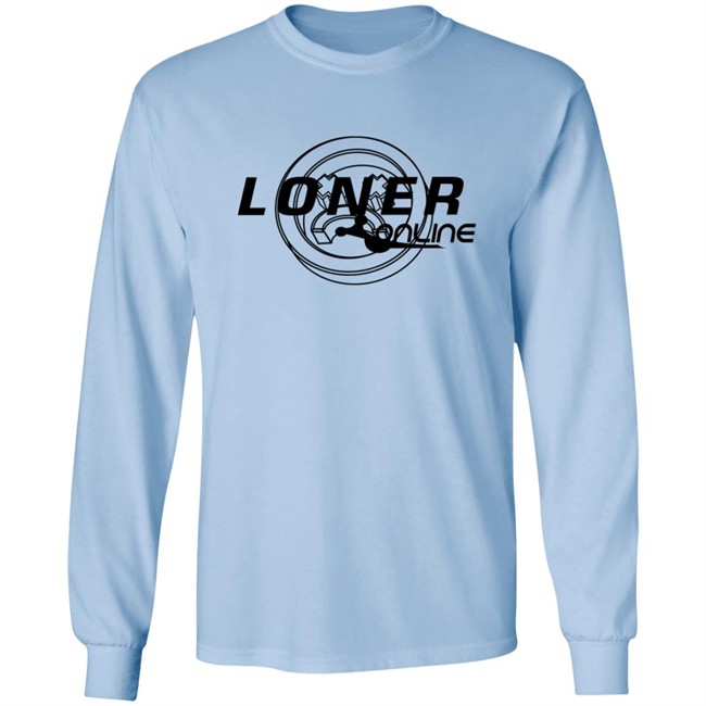 Loner Online Original T Shirt White Loner Online Original T Shirt White