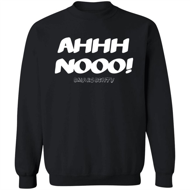 Ahhh Noooo White Lettering Hoodie Ahhh Noooo White Lettering Hoodie