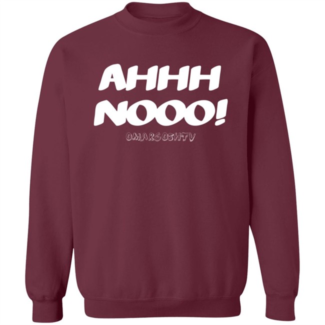 Ahhh Noooo White Lettering Hoodie Ahhh Noooo White Lettering Hoodie