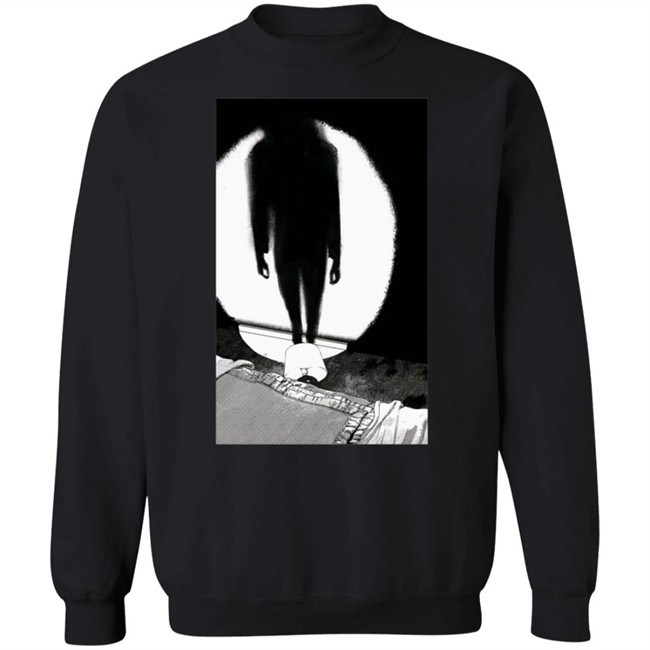 Fyyaa Horror Manga Shadow Tee Shirt Fyyaa Horror Manga Shadow Tee Shirt