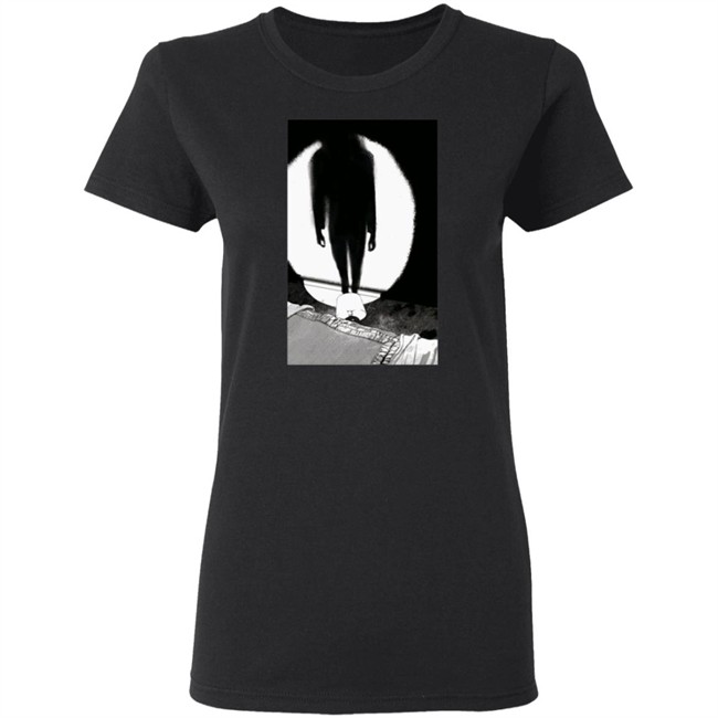 Fyyaa Horror Manga Shadow Tee Shirt Fyyaa Horror Manga Shadow Tee Shirt