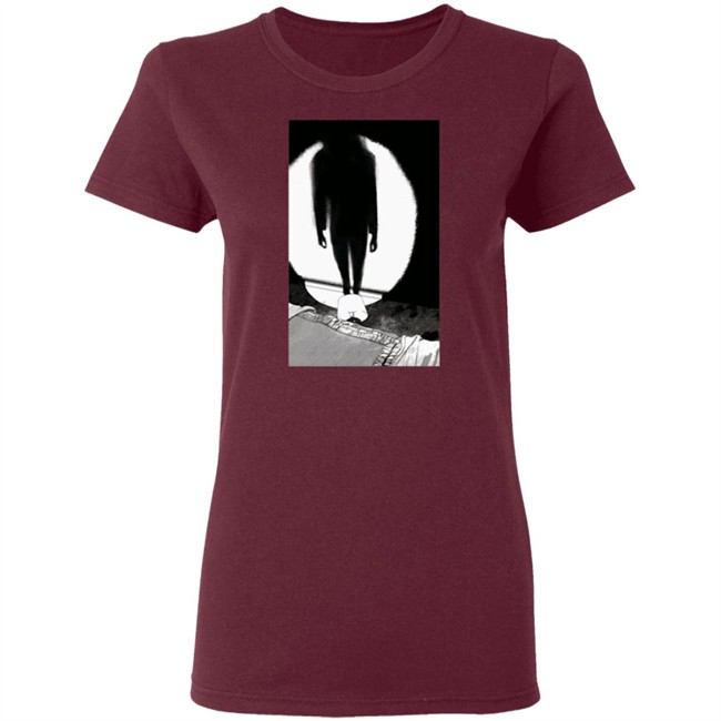 Fyyaa Horror Manga Shadow Tee Shirt Fyyaa Horror Manga Shadow Tee Shirt