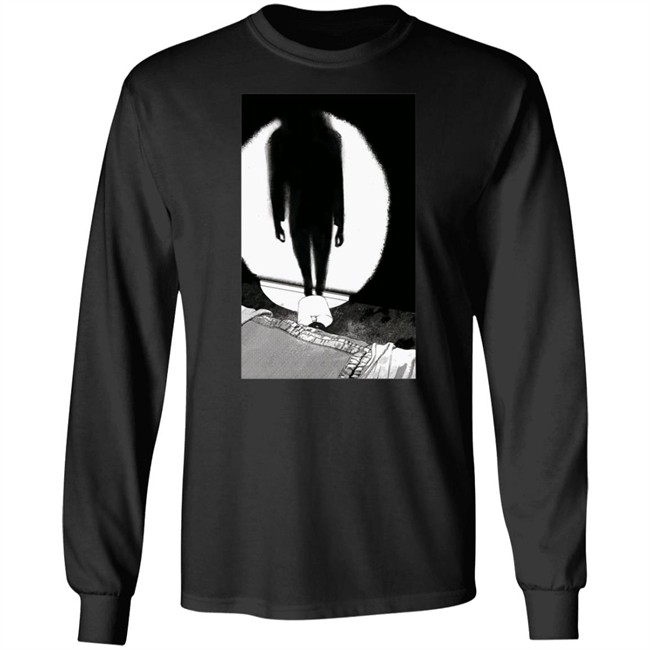 Fyyaa Horror Manga Shadow Tee Shirt Fyyaa Horror Manga Shadow Tee Shirt