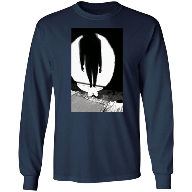 Fyyaa Horror Manga Shadow Tee Shirt Fyyaa Horror Manga Shadow Tee Shirt