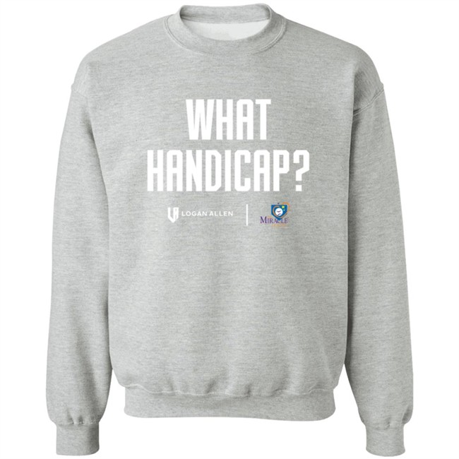 Logan Allen Foundation What Handicap WHT Shirt Logan Allen Foundation What Handicap WHT Shirt