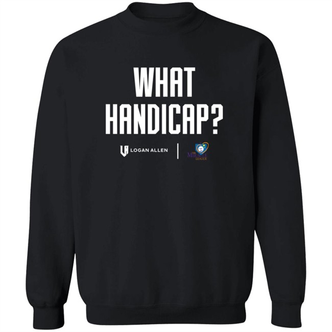 Logan Allen Foundation What Handicap WHT Shirt Logan Allen Foundation What Handicap WHT Shirt