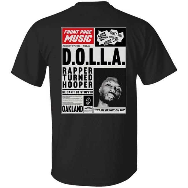 Big Dolla Merch Front Page Music Hoodie Big Dolla Merch Front Page Music Hoodie