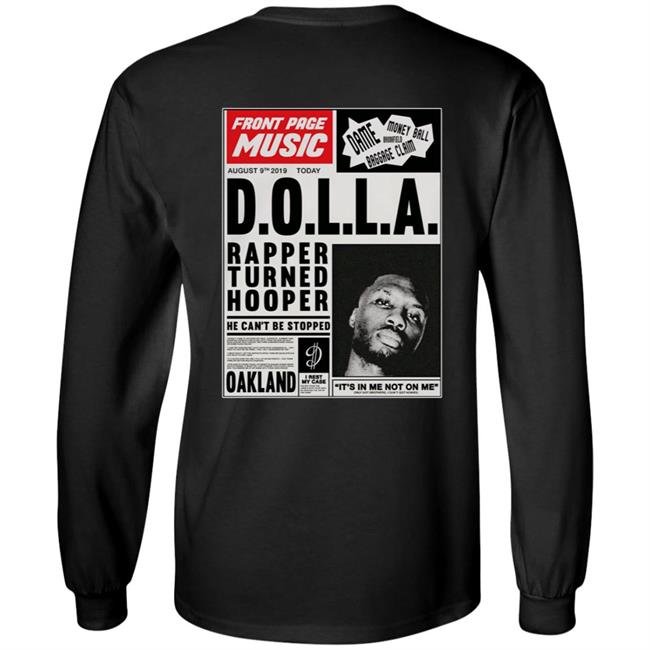 Big Dolla Merch Front Page Music Hoodie Big Dolla Merch Front Page Music Hoodie
