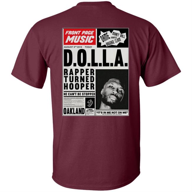 Big Dolla Merch Front Page Music Hoodie Big Dolla Merch Front Page Music Hoodie