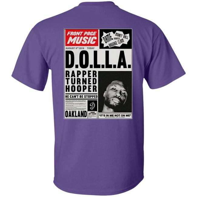 Big Dolla Merch Front Page Music Hoodie Big Dolla Merch Front Page Music Hoodie