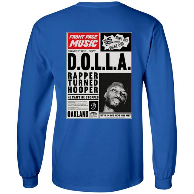 Big Dolla Merch Front Page Music Hoodie Big Dolla Merch Front Page Music Hoodie