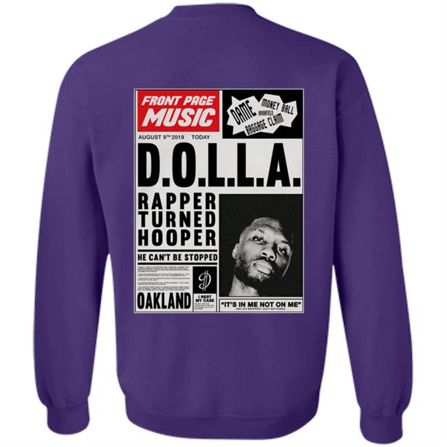 Big Dolla Merch Front Page Music Hoodie Big Dolla Merch Front Page Music Hoodie