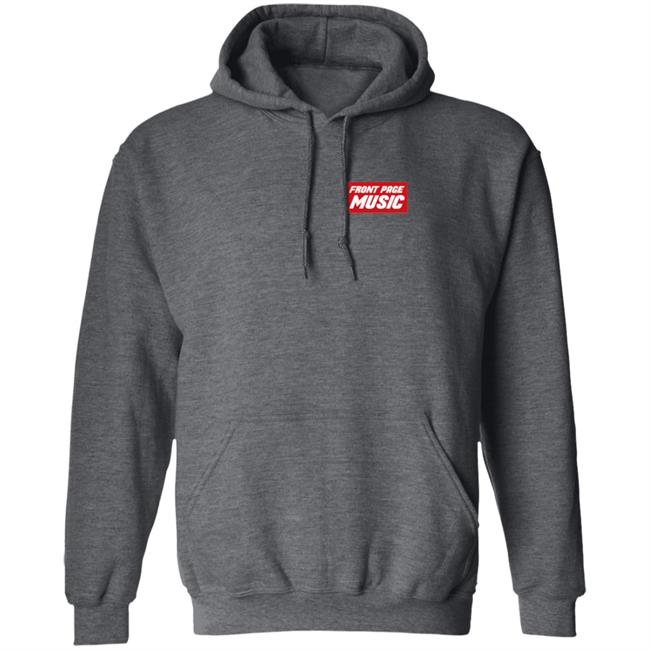 Big Dolla Merch Front Page Music Hoodie Big Dolla Merch Front Page Music Hoodie