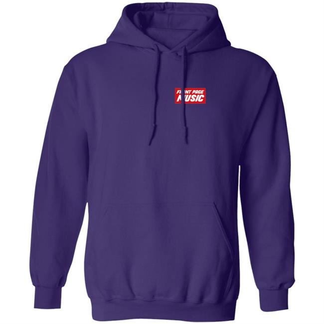 Big Dolla Merch Front Page Music Hoodie Big Dolla Merch Front Page Music Hoodie