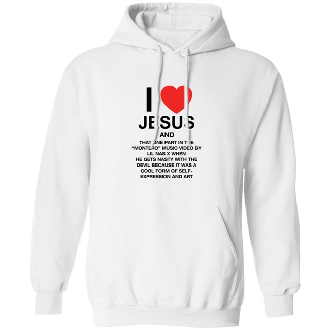 Pizzaslime Store Merch I Love Jesus And Montero T Shirt white Pizzaslime Store Merch I Love Jesus And Montero T Shirt white
