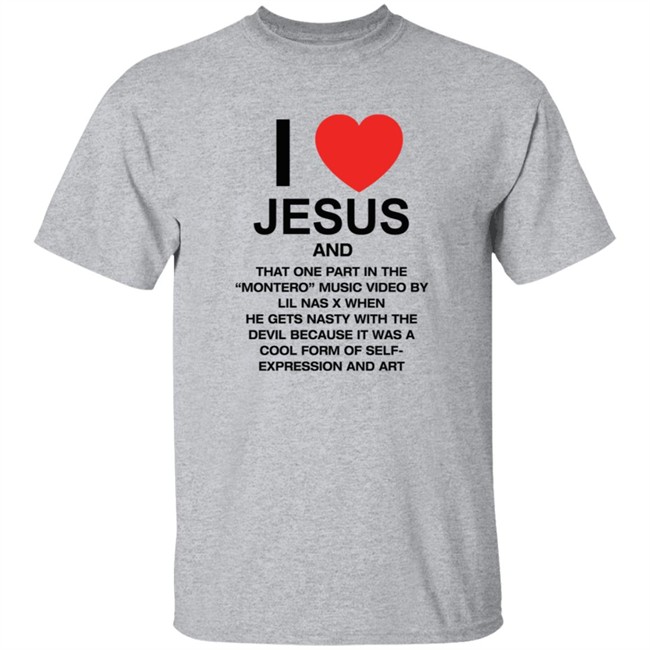Pizzaslime Store Merch I Love Jesus And Montero T Shirt white Pizzaslime Store Merch I Love Jesus And Montero T Shirt white