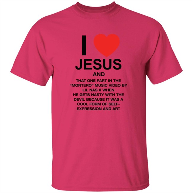 Pizzaslime Store Merch I Love Jesus And Montero T Shirt white Pizzaslime Store Merch I Love Jesus And Montero T Shirt white