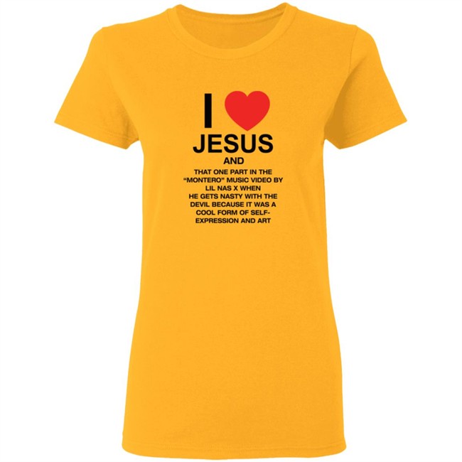 Pizzaslime Store Merch I Love Jesus And Montero T Shirt white Pizzaslime Store Merch I Love Jesus And Montero T Shirt white