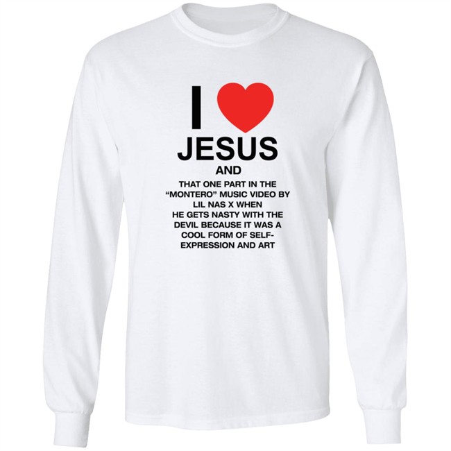 Pizzaslime Store Merch I Love Jesus And Montero T Shirt white Pizzaslime Store Merch I Love Jesus And Montero T Shirt white