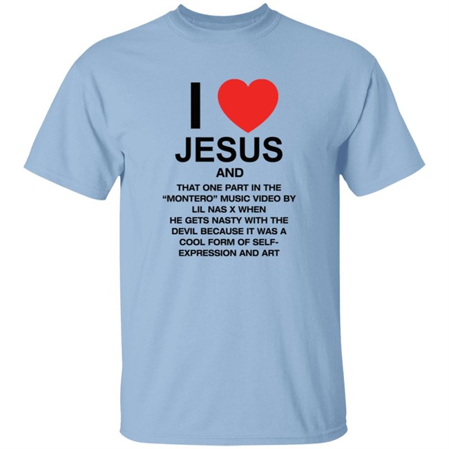 Pizzaslime Store Merch I Love Jesus And Montero T Shirt white Pizzaslime Store Merch I Love Jesus And Montero T Shirt white
