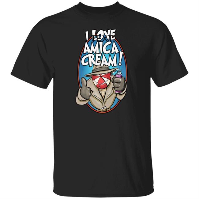 I Love Amica Cream Shirt That Umbrella Guy