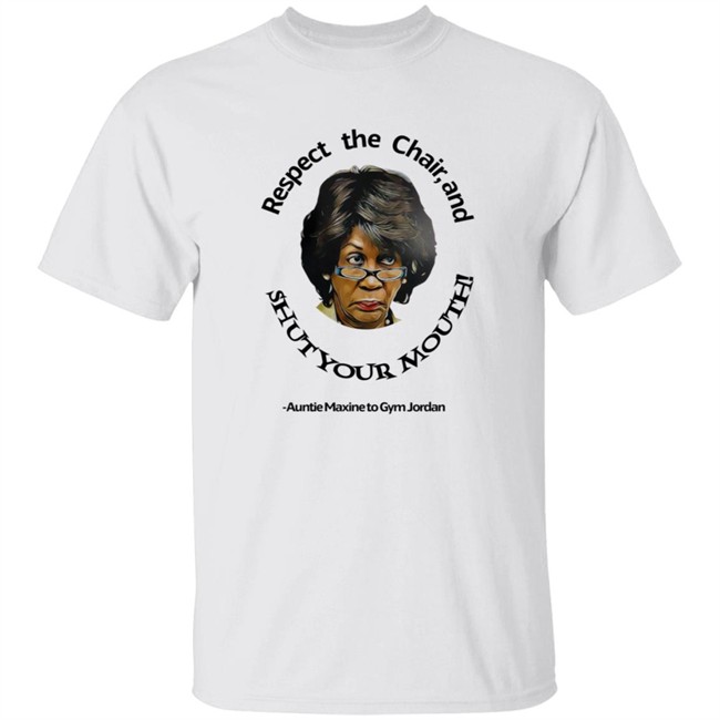 Rob Anderson Dot Live Merch Respect the Chair T Shirt Maxine Moore Waters Rob Anderson For Louisiana