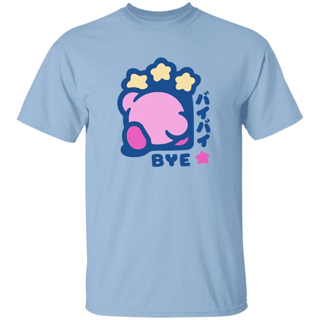 Kirby Bye Shirt Minilla Cheap Ass Gamer