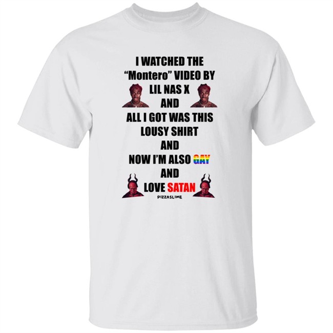 Lil Nas X X Pizzaslime Merch The Lousy Montero Shirt
