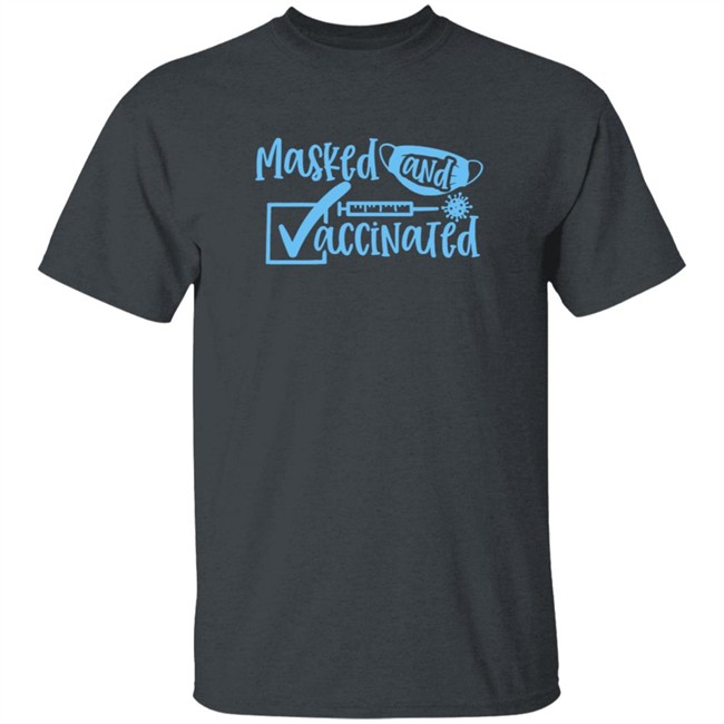 Masked And Vaccinated Shirt Tenille Lafontaine Realtenille Masked And Vaccinated Shirt Tenille Lafontaine Realtenille