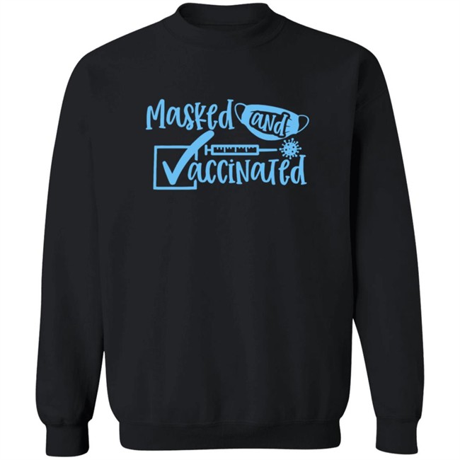 Masked And Vaccinated Shirt Tenille Lafontaine Realtenille Masked And Vaccinated Shirt Tenille Lafontaine Realtenille