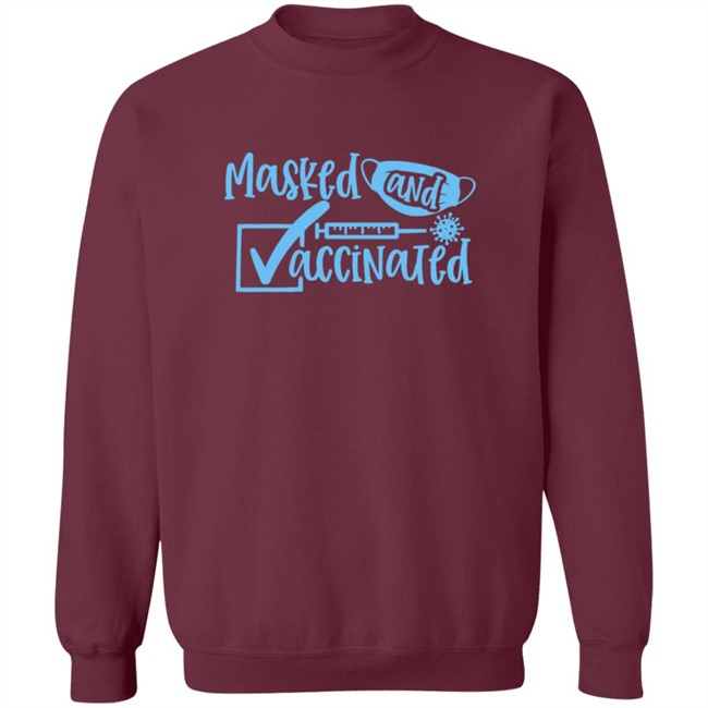 Masked And Vaccinated Shirt Tenille Lafontaine Realtenille Masked And Vaccinated Shirt Tenille Lafontaine Realtenille