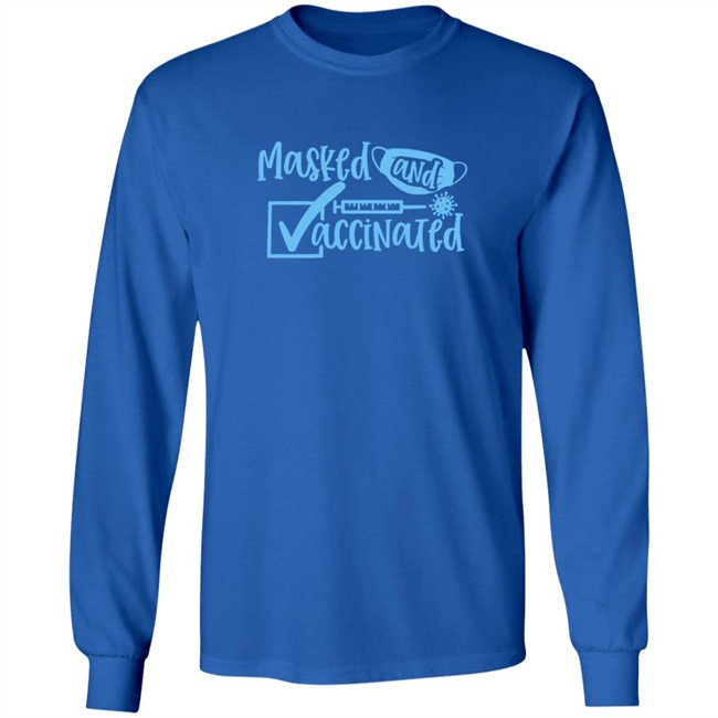 Masked And Vaccinated Shirt Tenille Lafontaine Realtenille Masked And Vaccinated Shirt Tenille Lafontaine Realtenille