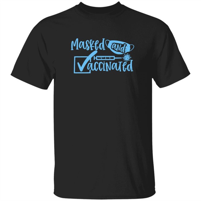 Masked And Vaccinated Shirt Tenille Lafontaine Realtenille