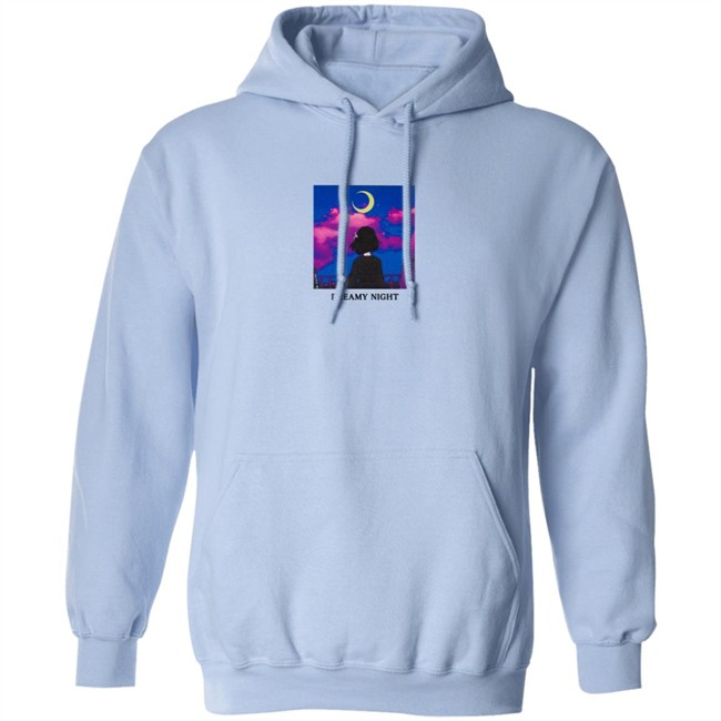 Lilypichu Merch Dreamy Night Tee Shirt White Lilypichu Merch Dreamy Night Tee Shirt White