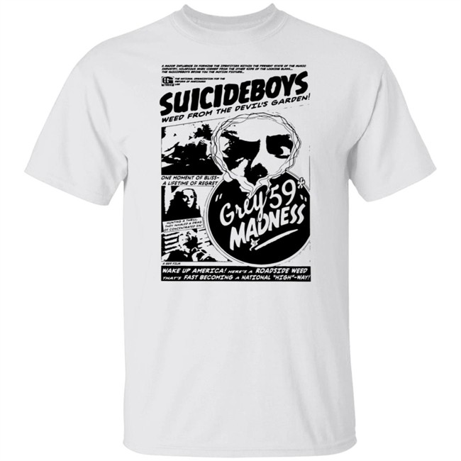 G59 Records Merch Grey59 Madness T Shirt