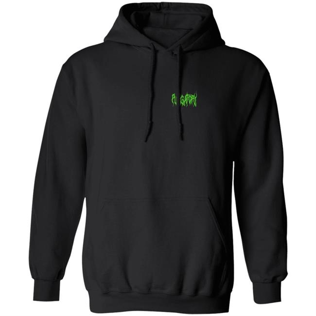 Purgatoryxla Merch Green Essentials Hoodie